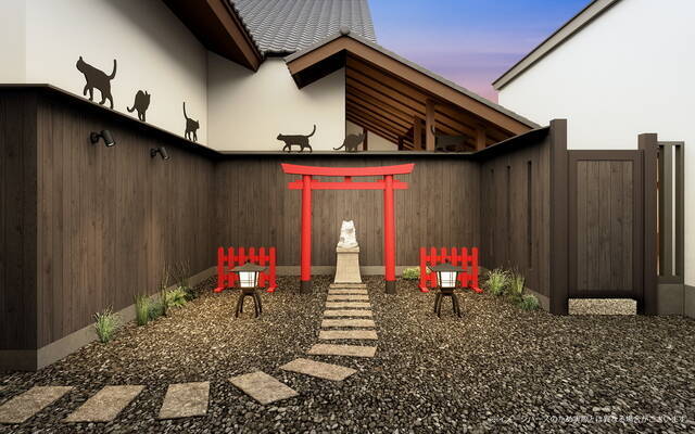 【猫づくしのアートミュージアム】フィギュアやトートバッグなど限定グッズも！「猫猫寺 湯布別院」8月12日大分・湯布院にオープン