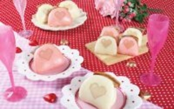 【長崎・岩崎本舗 ハート角煮まんじゅう】バレンタイン限定！シェアして楽しめる可愛いデザインに変身