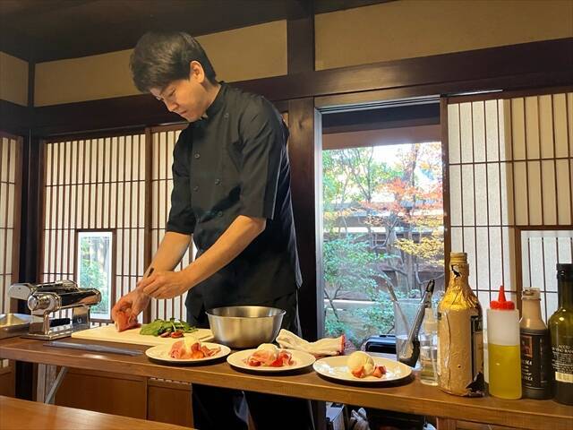 【ワイナリーで味わう特別なランチ体験】出張シェフ・佐々木竜太氏 × 勝沼醸造 少人数制マリアージュイベント開催