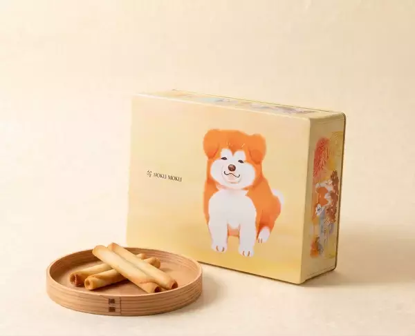 【ヨックモック】秋田犬が可愛い！地域限定デザイン缶「プティ シガール Akita ～Four Seasons Story～」9月1日発売