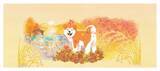 「【ヨックモック】秋田犬が可愛い！地域限定デザイン缶「プティ シガール Akita ～Four Seasons Story～」9月1日発売」の画像4