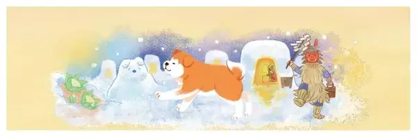 「【ヨックモック】秋田犬が可愛い！地域限定デザイン缶「プティ シガール Akita ～Four Seasons Story～」9月1日発売」の画像