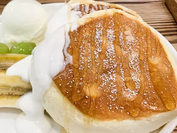 「【韓国・ソウル】弘大「Andamiro pancake」のふわふわ絶品スフレパンケーキ」の画像