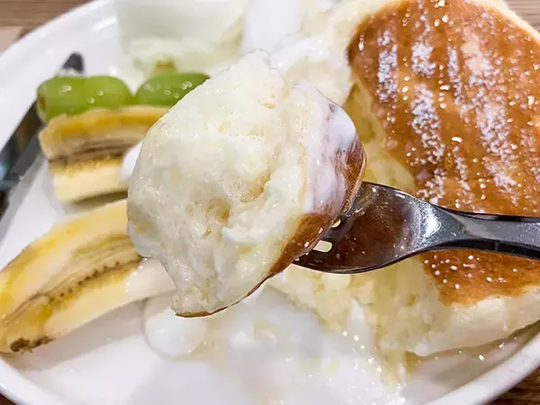 「【韓国・ソウル】弘大「Andamiro pancake」のふわふわ絶品スフレパンケーキ」の画像