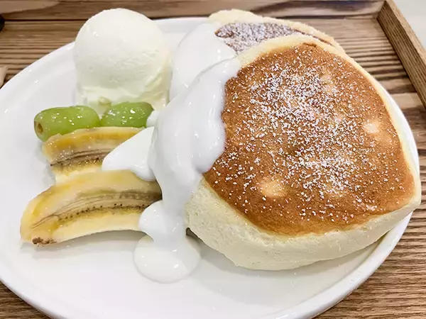 「【韓国・ソウル】弘大「Andamiro pancake」のふわふわ絶品スフレパンケーキ」の画像