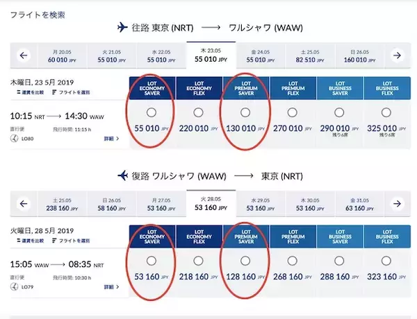 「【超お得】プレミアムエコノミー入札アップグレード、＜ポーランド航空編＞徹底解説！」の画像