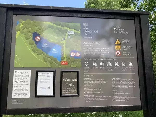 「【現地ルポ】池で泳げるロンドン最大の公園「ハムステッド・ヒース」って？」の画像