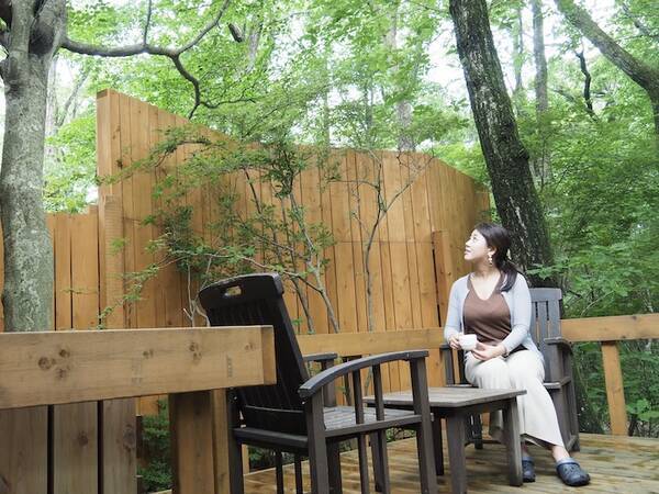 森の中にある露天風呂付きコテージで過ごす休日 栃木県の ホテルサンバレー那須 で癒しの女子旅を満喫 19年7月5日 エキサイトニュース