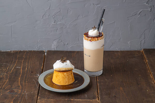 話題のチーズクリームを使ったプリンとほうじ茶ラテが登場