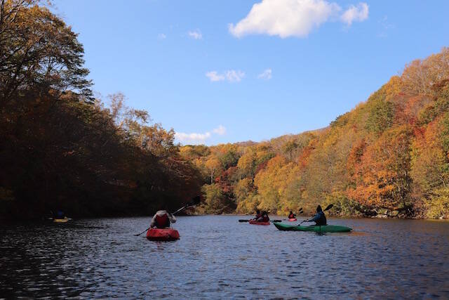 支笏湖に行ったならチャレンジしたい！紅葉の絶景を満喫するカヤック体験【北海道】
