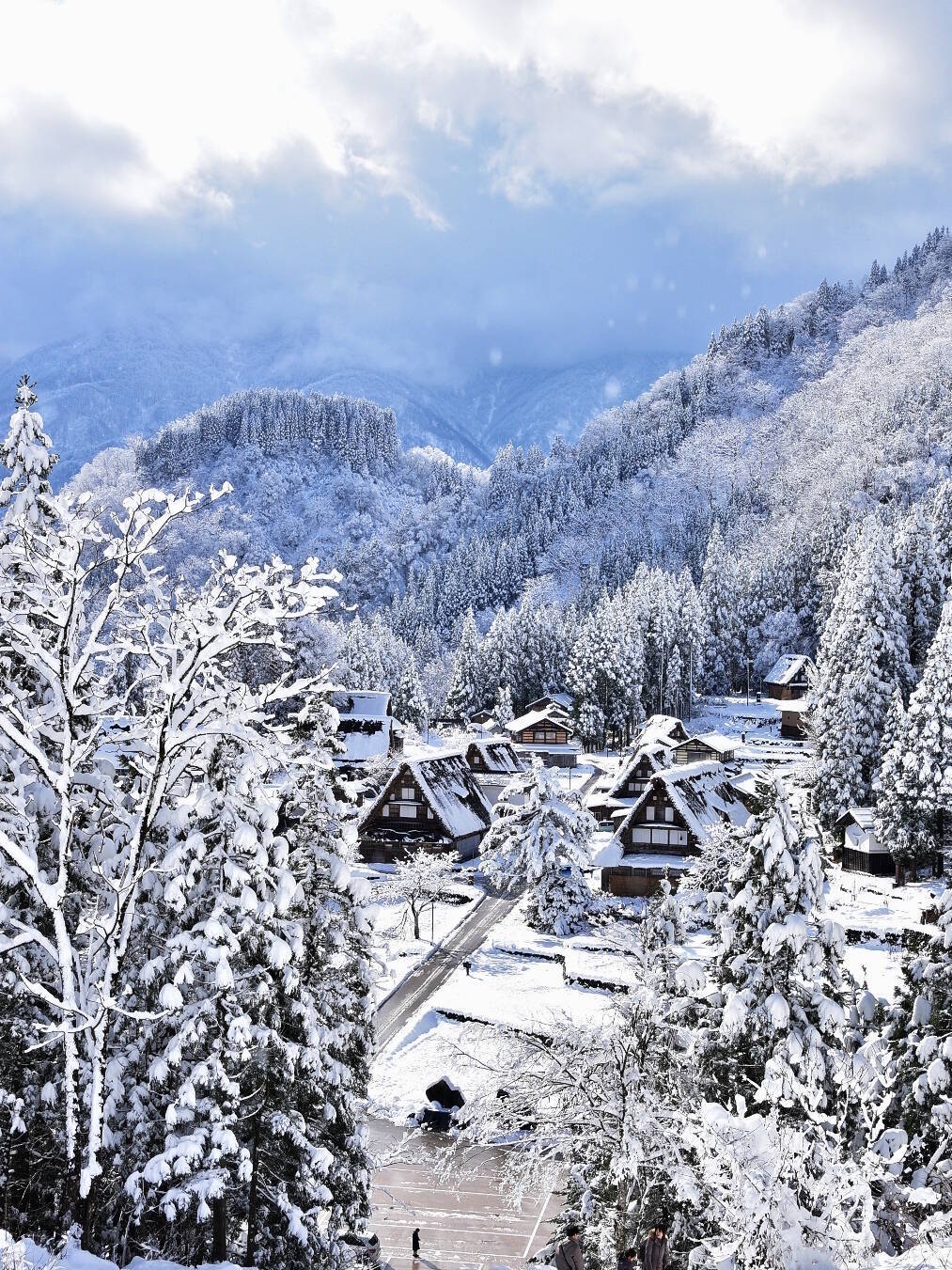 【日本の冬絶景】雪に覆われた日本の原風景　富山県の雪景色