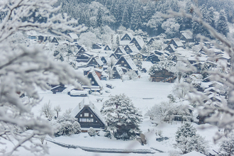 【日本の冬絶景】憧れの白い風景　岐阜県の雪景色