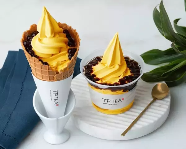 「春水堂のティースタンドTP TEAに「タピオカマンゴーソフトクリーム」が新登場！」の画像