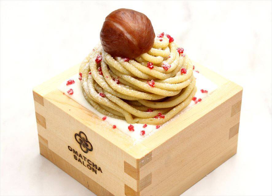 食べる日本庭園！？秋の味覚の和栗×抹茶スイーツを「OMATCHA SALON」で