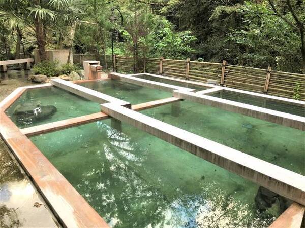 １５の湯船が連なる露天風呂で温泉三昧 山中温泉 湯畑の宿 花つばき 石川 加賀市 年10月23日 エキサイトニュース