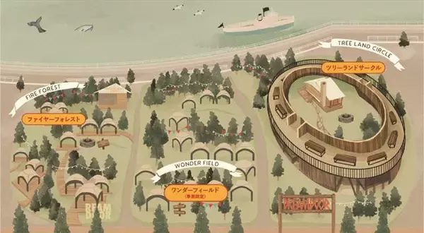 「横浜・みなとみらいに本格アウトドアテーマパークがグランドオープン！」の画像