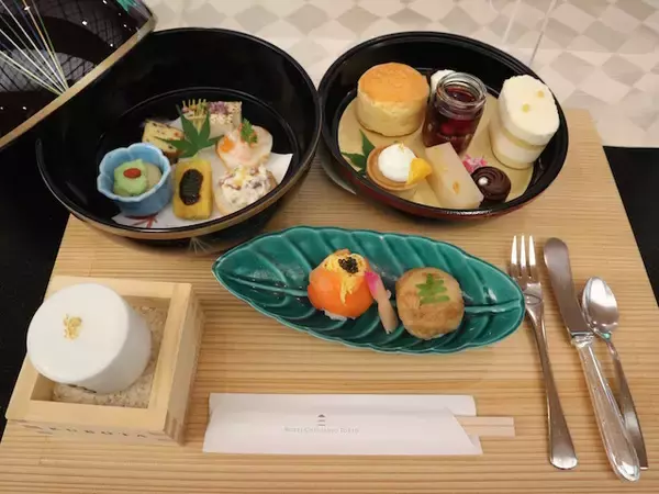 「料亭で味わうアフタヌーンティー！？「ホテル椿山荘東京」×「久保田」がコラボした、大人のための“和テイスト”を実食ルポ」の画像