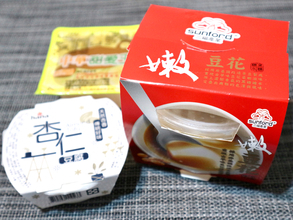 【台湾】コンビニで定番の台湾スイーツ、「豆花」「杏仁豆腐」「愛玉檸檬ゼリー」３種類を食べ比べ！