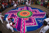 「美しきインドの砂絵、光彩奪目の伝統「ランゴリ」の世界」の画像6