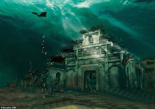中国版アトランティス。千島湖に沈んだ古代都市「獅城」と「賀城」が神秘的