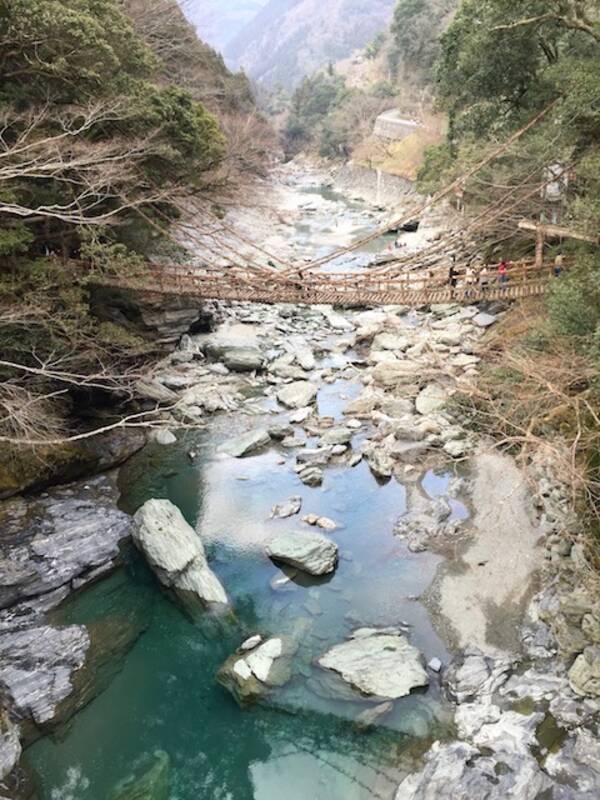 徳島 日本三大奇矯 かずら橋 を渡ってみたら 死ぬほど怖かった 16年4月23日 エキサイトニュース