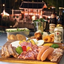 【京都祇園ビアガーデン 北海道フェア】ジンギスカンや肉グルメを楽しむ炭火BBQ！オープニングキャンペーンもあり