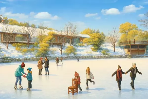 「和歌山県初の屋外スケートリンク「アオゾラ アイスパーク」12月20日から期間限定オープン ｜道の駅 四季の郷公園」の画像