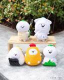 「【お文具といっしょ】エビフライやおにぎりの姿に！ぬいぐるみミニキーリングが2026年9月中旬に新発売」の画像2