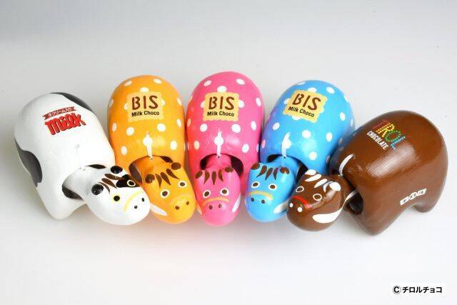 【チロルチョコと赤べこがコラボ】チロルチョコ赤べこ・チロルチョコまめべこ・チロルチョコ豆だるまが人気のパッケージで新登場