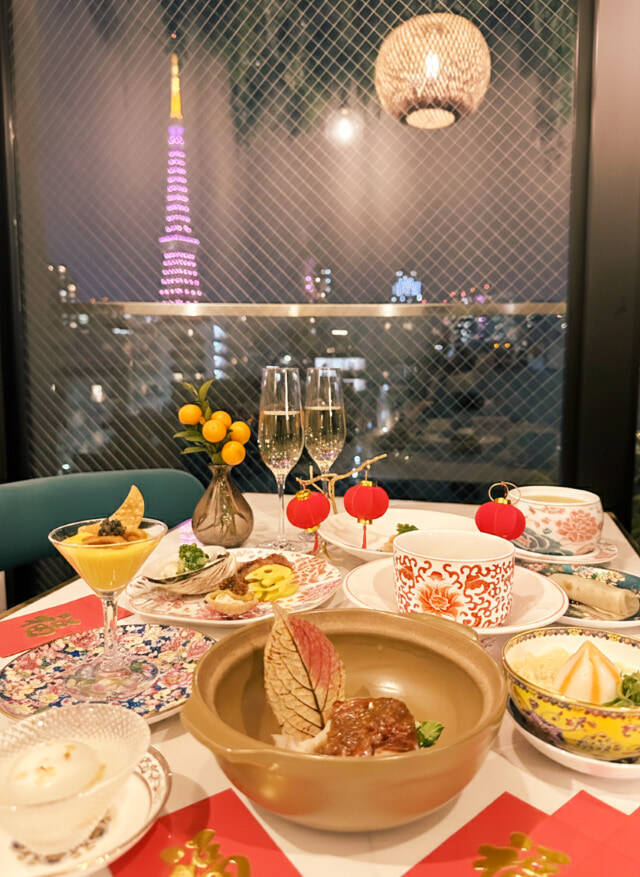 【縁起食材を使った春節限定の特別コース】香港広東料理レストラン「ムーンフォレスト 月林閣」｜麻布十番
