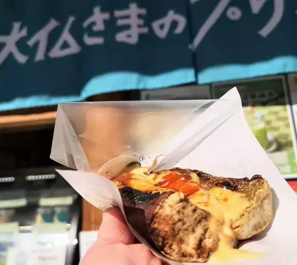 「【鎌倉・若宮大路】冬の食べ歩きグルメに決定！「大仏さまのプリン×焼きいも」の最強とろとろおやつ誕生～」の画像