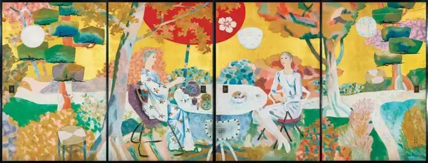 「通常非公開の襖絵も展示「〈没後50年記念〉特別企画展 モダンなときめき―智積院襖絵の魅力―」開催｜京都府立堂本印象美術館」の画像