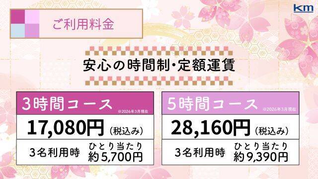 【東京観光お花見タクシー】効率よく快適に桜を楽しむ！東京観光の資格をもつプロドライバーが案内