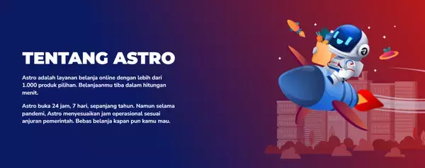 「24時間いつでも“15分以内”でスピード配達。インドネシアの宅配サービス「Astro」」の画像