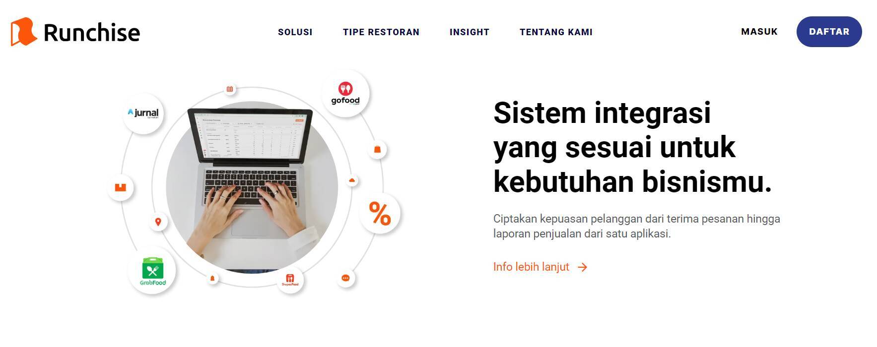 オンライン出前とも連携、インドネシアスタートアップRunchiseの飲食店向けPOSシステム