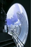 都市や建築の計画を等身大立体投影する「汐留サイバードーム」がリニューアル
