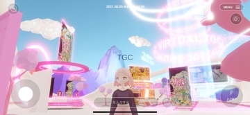 VR空間アプリ「バーチャルTGC（β版）」で東京ガールズコレクションを体験