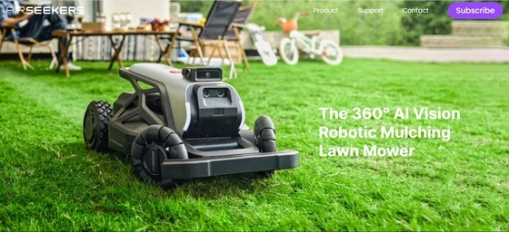 360度AIビジョン 全自動芝刈りロボ