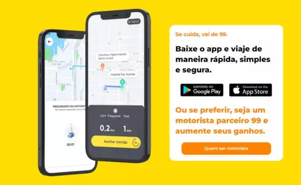 「タクシー業界のハラスメント問題をAIで解決。Uberと競合するブラジル発の配車アプリ「99」の取り組み」の画像