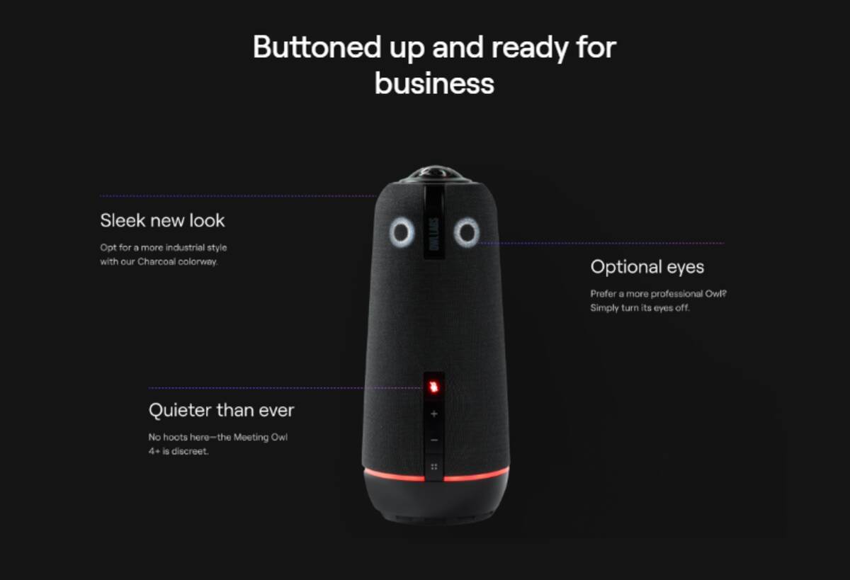 Owl Labs、4K対応のweb会議用カメラ「Meeting Owl 4+」を発表 