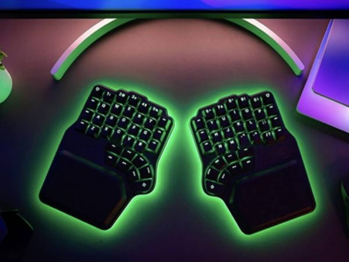 タイピングの身体負担を大幅減！ 分割キーボード「Dygma Defy」は角度 