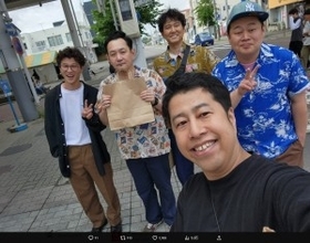 モグライダー芝、肋骨浮き出る姿に衝撃「アンガールズに加入できそう」