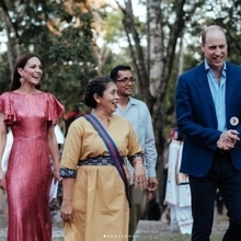 ウィリアム王子夫妻、マヤ文明遺跡でのレセプションパーティに感激「最も美しくて感動的な舞台」