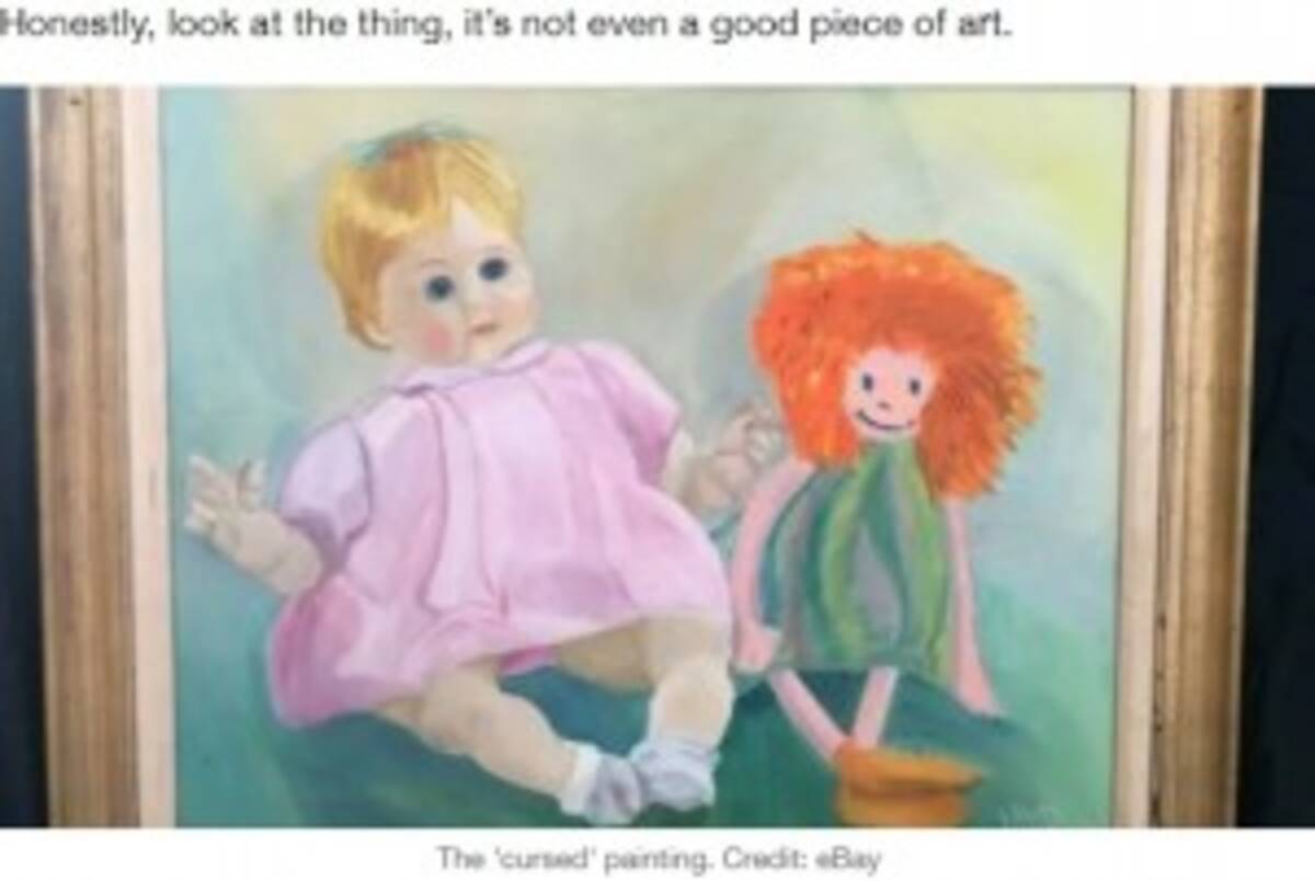 正気を保てない 呪われた絵画を買った男性 悪夢が続きオークションに出品 米 22年3月4日 エキサイトニュース
