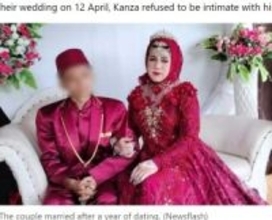 顔を隠し、親密な関係を拒み続けた妻　結婚式から12日後に男と判明（インドネシア）