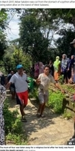 6mのニシキヘビに丸呑みにされた4児の母、自宅近くの森で夫が発見（インドネシア）