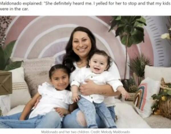 子供2人が乗った車を盗まれた母 咄嗟にボンネットにしがみつく 米 動画あり 22年7月11日 エキサイトニュース