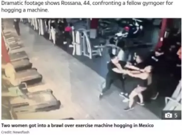 「ジムでマシンの使用時間をめぐり大喧嘩　1人が小指を噛みちぎられる（メキシコ）」の画像