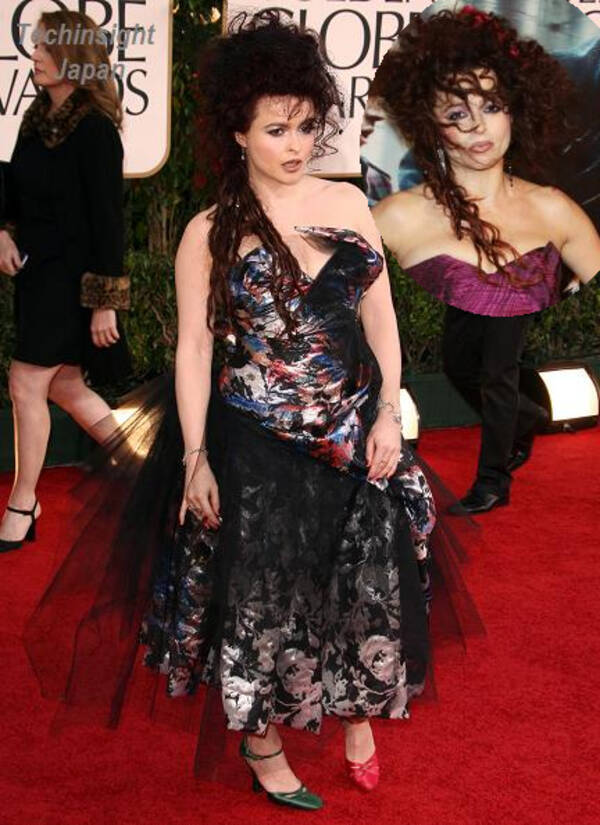 イタすぎるセレブ達 女優ヘレナ ボナム カーターお得意の 珍ファッション アカデミー賞でも 11年2月10日 エキサイトニュース