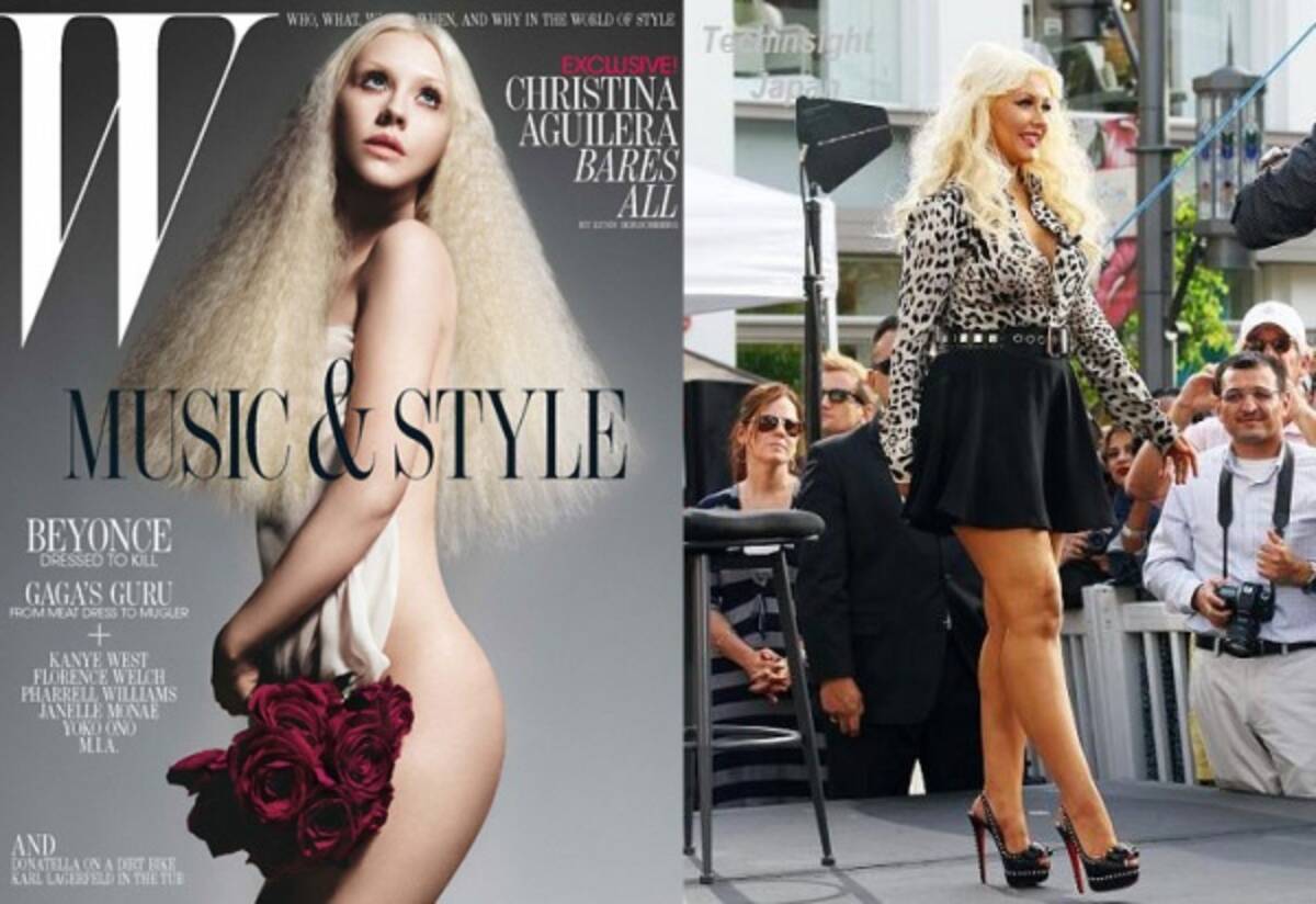 イタすぎるセレブ達 雑誌表紙を飾ったクリスティーナ アギレラのヌード ハンパない スリム加工 11年6月18日 エキサイトニュース